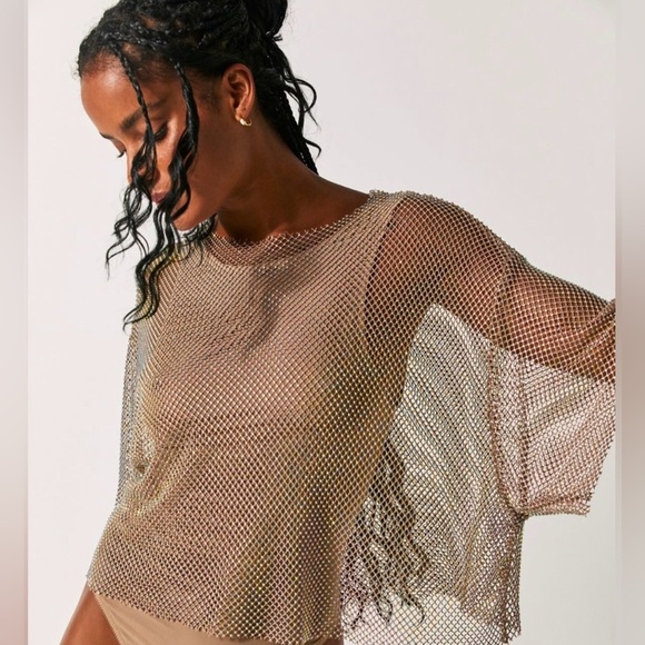 NWT Free People Filter Finish Blush Sands Bodysuit - Picture 2 of 3